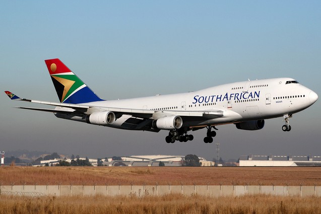самолет South African Airways